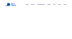 Desktop Screenshot of beyazshipping.com